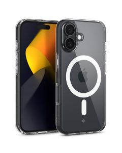 Чехол Spigen Caseology для iPhone 16 - Capella MagSafe - Прозрачный Белый - ACS08239