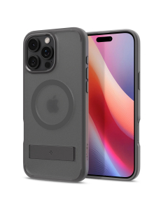 Чехол-подставка Spigen для iPhone 16 Pro Max - Ultra Hybrid S MagSafe - Серый Матовый - ACS08378