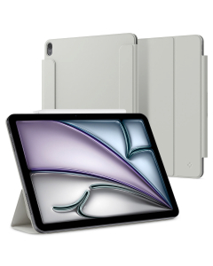 Чехол-подставка Spigen для iPad Air 13 (2024) - Air Skin Folio OneTap - Серый - ACS08492