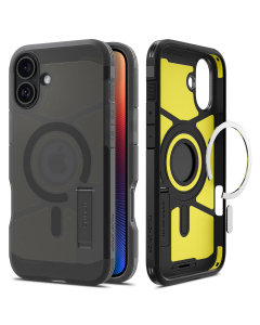 Чехол Spigen для iPhone 16 - Tough Armor MagSafe - Черный - ACS08515