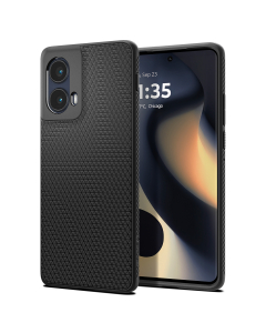 Чехол Spigen для Motorola Edge (2024) - Liquid Air - Черный - ACS08685