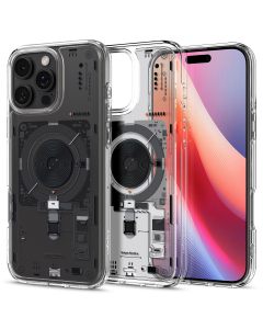 Чехол Spigen для iPhone 16 Pro - Ultra Hybrid MagSafe - Прозрачный Внутренности - ACS08792