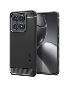 Чехол Spigen для Xiaomi 14T Pro - Rugged Armor - Черный - ACS08858