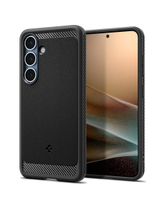 Чехол Spigen для Galaxy S25 - Rugged Armor MagSafe - Черный - ACS08998