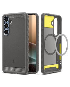Чехол Spigen для Galaxy S25 - Rugged Armor MagSafe - Серый - ACS08999