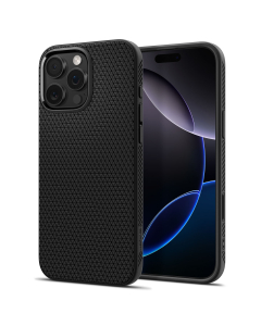 Чехол Spigen для iPhone 16 Pro - Liquid Air T (MagSafe) - Черный - ACS09116