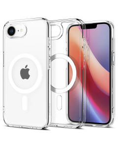 Чехол Spigen для iPhone 16e - Ultra Hybrid MagSafe - Прозрачный белый - ACS09139