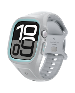 Чехол с ремешком Spigen для Apple Watch 10 (46 mm) - Liquid Air Pro - Серый - ACS09318