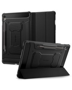 Чехол Spigen для Galaxy Tab S10 FE - Rugged Armor Pro - Черный - ACS09380