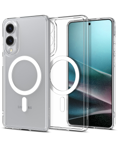 Чехол Spigen для Galaxy S25 Edge - Ultra Hybrid MagSafe - Прозрачный/Белый - ACS09418