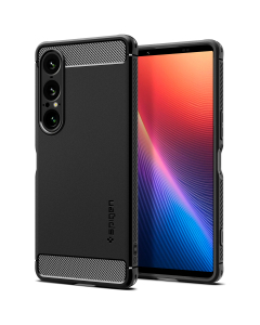 Чехол Spigen для Sony Xperia 1 VII - Rugged Armor - Черный - ACS09591