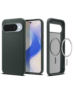 Чехол Spigen для Pixel 10 Pro / 10 - Liquid Air (MagSafe) - Зеленый - ACS09696