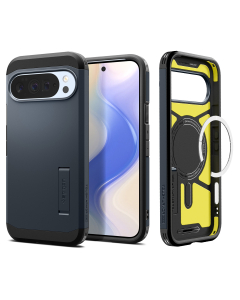 Чехол Spigen для Pixel 10 Pro XL - Tough Armor (MagSafe) - Синевато-серый - ACS09729