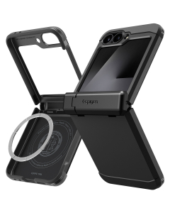 Чехол Spigen для Galaxy Z Flip7 FE / Flip 6 - Tough Armor Pro (MagSafe) - Черный - ACS09807