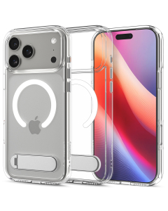 Чехол Spigen для iPhone 17 Pro Max - Ultra Hybrid S (MagSafe) - Прозрачный/Белый - ACS09893