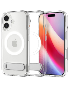 Чехол Spigen для iPhone 17 - Ultra Hybrid S (MagSafe) - Прозрачный/Белый - ACS09981