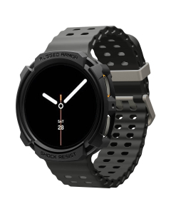 Чехол Spigen для Galaxy Watch 8 (40 mm) - Rugged Armor - Черный - ACS10004