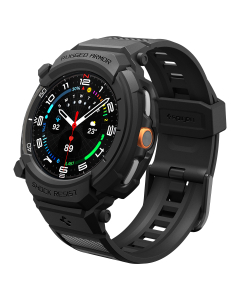 Чехол Spigen для Galaxy Watch 8 Classic (46mm) - Rugged Armor Pro - Черный - ACS10013