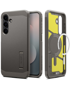 Чехол Spigen для Galaxy S25 FE - Tough Armor (MagSafe) - Темно-серый - ACS10030