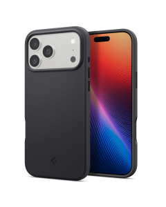 Чехол Spigen для iPhone 17 Pro Max - Silicone Fit (MagSafe) - Черный - ACS10270