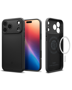 Чехол Spigen для iPhone 17 Pro Max - Thin Fit (MagSafe) - Черный - ACS10274