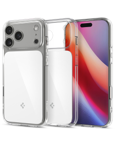 Чехол Spigen для iPhone 17 Pro Max - Ultra Hybrid T (MagSafe) - Прозрачный/Белый - ACS10280