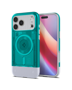 Чехол Spigen для iPhone 17 Pro Max - Classic C1 (MagSafe) - Синий - ACS10294