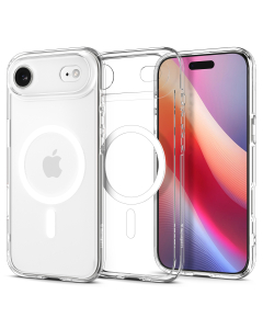 Чехол Spigen для iPhone Air - Ultra Hybrid (MagSafe) - Прозрачный/Белый - ACS10313