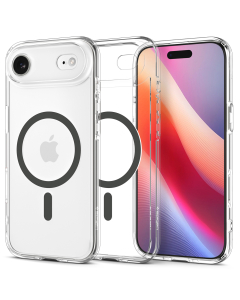 Чехол Spigen для iPhone Air - Ultra Hybrid (MagSafe) - Прозрачный/Темно-серый - ACS10314
