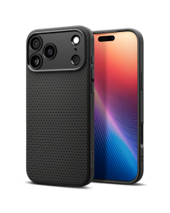 Чехол Spigen для iPhone 17 Pro - Liquid Air - Черный - ACS10331