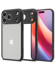 Чехол Spigen для iPhone 17 Pro - Ultra Hybrid - Черный - ACS10343