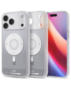 Чехол Spigen для iPhone 17 Pro - Ultra Hybrid (MagSafe) - Серебристый - ACS10355