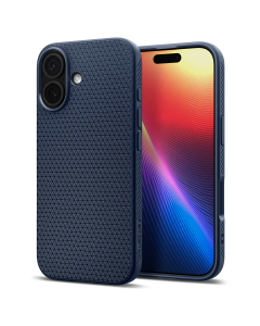 Чехол Spigen для iPhone 17 - Liquid Air - Синий - ACS10370