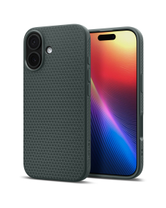 Чехол Spigen для iPhone 17 - Liquid Air - Зеленый - ACS10371