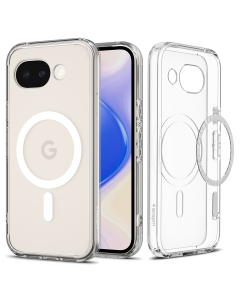 Чехол Spigen для Google Pixel 10a - Ultra Hybrid (MagSafe) - Прозрачный/Белый - ACS11276