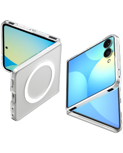 Чехол Spigen для Galaxy Z Flip8 - Air Skin (MagSafe) - Прозрачный/Белый - ACS11521