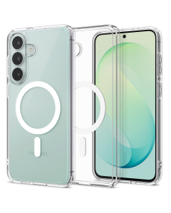 Чехол Spigen для Galaxy S26 FE - Ultra Hybrid (MagSafe) - Прозрачный/Белый - ACS11636