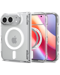 Чехол Spigen для iPhone Duo - Ultra Hybrid Pro (MagSafe) - Прозрачный/Белый - ACS11688