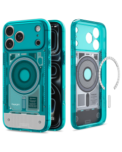 Чехол Spigen для iPhone 18 Pro Max/17 Pro Max - Ultra Hybrid (MagSafe) - C-One/Голубой - ACS11983