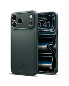 Чехол Spigen для iPhone 18 Pro Max/17 Pro Max - Thin Fit (MagSafe) - Зеленый - ACS12106