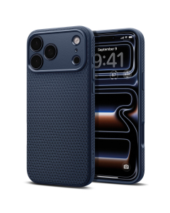 Чехол Spigen для iPhone 18 Pro Max/17 Pro Max - Liquid Air - Синий - ACS12112