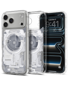 Чехол Spigen для iPhone 18 Pro Max/17 Pro Max - Ultra Hybrid (MagSafe) - Zero One - Белый - ACS12126