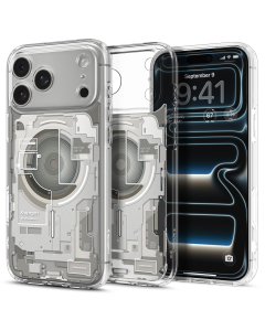 Чехол Spigen для iPhone 18 Pro Max/17 Pro Max - Ultra Hybrid (MagSafe) - Zero One - Титановый - ACS12127