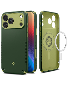 Чехол Spigen для iPhone 18 Pro Max/17 Pro Max - Nano Pop Hybrid (MagSafe) - Зеленый - ACS12139