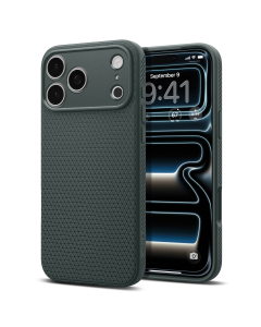Чехол Spigen для iPhone 18 Pro/17 Pro - Liquid Air - Зеленый - ACS12151