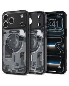 Чехол Spigen для iPhone 18 Pro/17 Pro - Ultra Hybrid (MagSafe) - Zero One - Черный - ACS12165