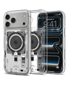 Чехол Spigen для iPhone 18 Pro/17 Pro - Ultra Hybrid (MagSafe) - Neo One - Белый - ACS12166