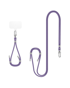 Комплект ремешков Spigen универсальный - Set 2 (Cross Body Strap + Wrist Strap + ConTag2) - Фиолетовый - AFA08363