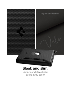 Обложка документов и карт Spigen - Universal AirTag Passport Holder - Черный - AFA08852