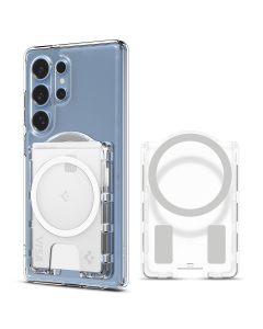 Кардхолдер Spigen для Galaxy S25 Series - Ultra Hybrid Wallet MagSafe+ - Прозрачный - AFA09207